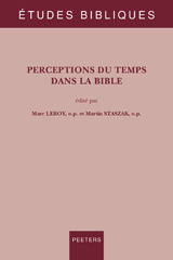 E-book, Perceptions du temps dans la Bible, Peeters Publishers