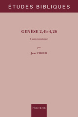eBook, Genese 2,4b-4,26, Peeters Publishers