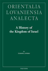 E-book, A History of the Kingdom of Israel, Peeters Publishers