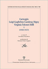 eBook, Carteggio Luigi Guglielmo Cambray Digny, Virginia Tolomei Biffi : I (1844-1857), Polistampa