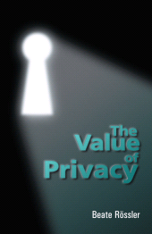 E-book, The Value of Privacy, Polity Press