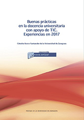 E-book, Buenas prácticas en la docencia universitaria con apoyo de TIC : experiencias en 2017, Prensas de la Universidad de Zaragoza