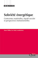 E-book, Sobriété énergétique : Contraintes matérielles, équité sociale et perspectives institutionnelles, Éditions Quae