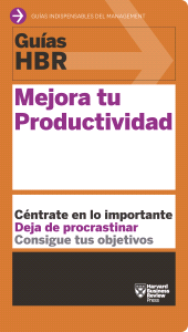 E-book, Guía HBR: Mejora tu productividad, Reverte
