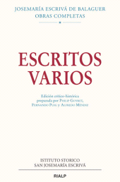 eBook, Escritos varios (1927-1974). Edición crítico-histórica : Edición crítico-histórica preparada por Philip Goyret, Fernando. Puig y Alfredo Méndiz, Ediciones Rialp