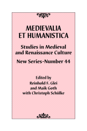 E-book, Medievalia et Humanistica, No. 44 : Studies in Medieval and Renaissance Culture: New Series, Rowman & Littlefield Publishers