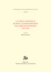 eBook, La visita apostolica di Mons. Alfonso Binarini alla diocesi di Fiesole : (1575-1576), Edizioni di storia e letteratura