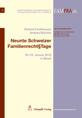m, Neunte Schweizer Familienrecht§tage : 18./19. Januar 2018 in Basel, Stämpfli Verlag