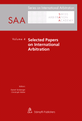 E-book, Selected Papers on International Arbitration, Stämpfli Verlag