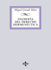 E-book, Filosofía del Derecho hermenéutica, Tecnos