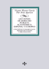 E-book, Lecciones de Derecho Público. Autonómico, español y europeo, Tecnos