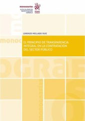 E-book, El principio de transparencia integral en la contratación del sector público, Mellado Ruiz, Lorenzo, Tirant lo Blanch