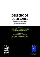 E-book, Derecho de sociedades : revisando el derecho de sociedades de capital, Tirant lo Blanch