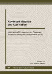E-book, Advanced Materials and Application, Trans Tech Publications Ltd