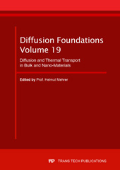 E-book, Diffusion and Thermal Transport in Bulk and Nano-Materials, Trans Tech Publications Ltd