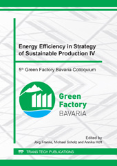m, Energy Efficiency in Strategy of Sustainable Production IV, Trans Tech Publications Ltd