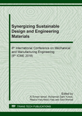 E-book, Synergizing Sustainable Design and Engineering Materials, Trans Tech Publications Ltd
