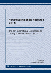 E-book, Advanced Materials Research QiR 15, Trans Tech Publications Ltd