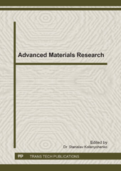 E-book, Advanced Materials Research, Trans Tech Publications Ltd