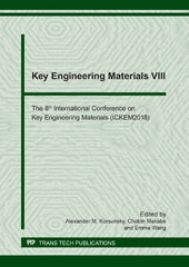 m, Key Engineering Materials VIII, Trans Tech Publications Ltd