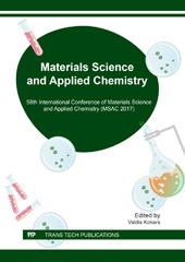 eBook, Materials Science and Applied Chemistry, Trans Tech Publications Ltd