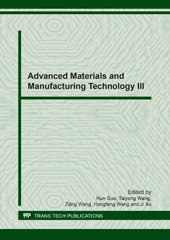 eBook, Advanced Materials and Manufacturing Technology III, Trans Tech Publications Ltd