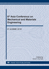 eBook, 6th Asia Conference on Mechanical and Materials Engineering, Trans Tech Publications Ltd