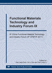 m, Functional Materials Technology and Industry Forum IX, Trans Tech Publications Ltd