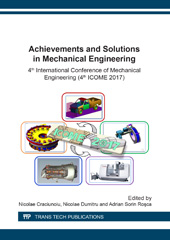 eBook, Achievements and Solutions in Mechanical Engineering, Trans Tech Publications Ltd