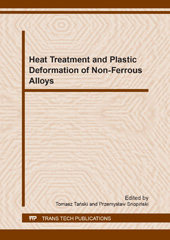 m, Heat Treatment and Plastic Deformation of Non-Ferrous Alloys, Trans Tech Publications Ltd