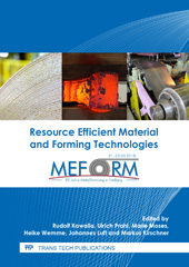 E-book, Resource Efficient Material and Forming Technologies, Trans Tech Publications Ltd