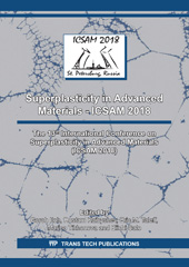 E-book, Superplasticity in Advanced Materials - ICSAM 2018, Trans Tech Publications Ltd