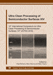 E-book, Ultra Clean Processing of Semiconductor Surfaces XIV, Trans Tech Publications Ltd