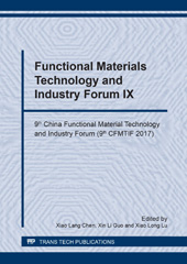 E-book, Functional Materials Technology and Industry Forum IX, Trans Tech Publications Ltd