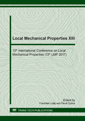 E-book, Local Mechanical Properties XIII, Trans Tech Publications Ltd