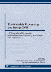 E-book, Eco-Materials Processing and Design XVIII, Trans Tech Publications Ltd