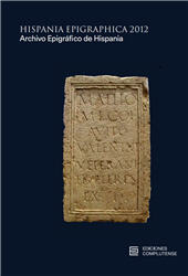 eBook, Hispania Epigraphica 2012 : Archivio Epigraphico de Hispania, Ediciones Complutense