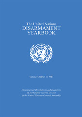 E-book, United Nations Disarmament Yearbook 2017, United Nations UNODA, United Nations Publications