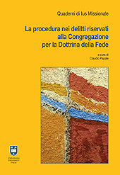 E-book, La procedura nei delitti riservati alla Congregazione per la Dottrina della Fede, Urbaniana University Press