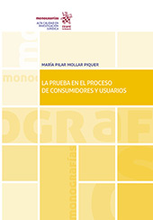 E-book, La prueba en el proceso de consumidores y usuarios, Mollar Piquer, María Pilar, Tirant lo Blanch