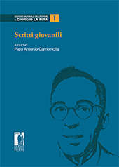 E-book, Scritti giovanili, Firenze University Press