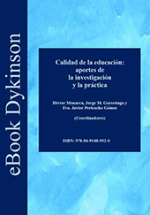 E-book, Calidad de la educación : aportes de la investigación y la práctica, Dykinson