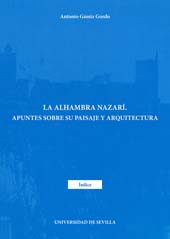 E-book, La Alhambra nazarí : apuntes sobre su paisaje y arquitectura, Universidad de Sevilla