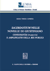 eBook, Sacerdotium nelle Novelle di Giustiano : consonantia e amplificatio della res publica, Giappichelli