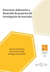 E-book, Estructura, elaboración y desarrollo de proyectos de investigación de mercados, Estrella Ramón, Antonia, Universidad de Almería