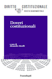 Articolo, Editoriale : Doveri costituzionali e principio di solidarietà, Franco Angeli