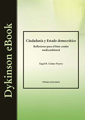 E-book, Ciudadanía y estado democrático : reflexiones para el bien común medioambiental, Gómez Puerto, Ángel B., Dykinson