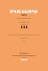 Fascicolo, Paragone : rivista mensile di arte figurativa e letteratura. Arte : LXX, 144, 2019, Mandragora