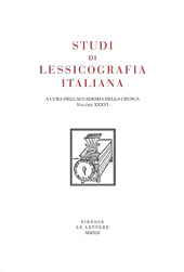 Fascículo, Studi di lessicografia italiana : XXXVI, 2019, Le Lettere