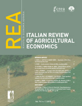 Fascículo, Rivista di economia agraria : LXXIV, 1, 2019, Firenze University Press